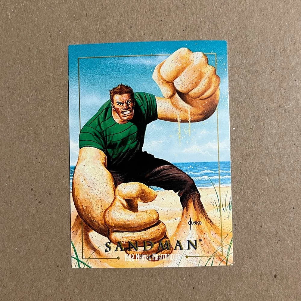 1992 Skybox Marvel Masterpieces Sandman #77 Trading Card